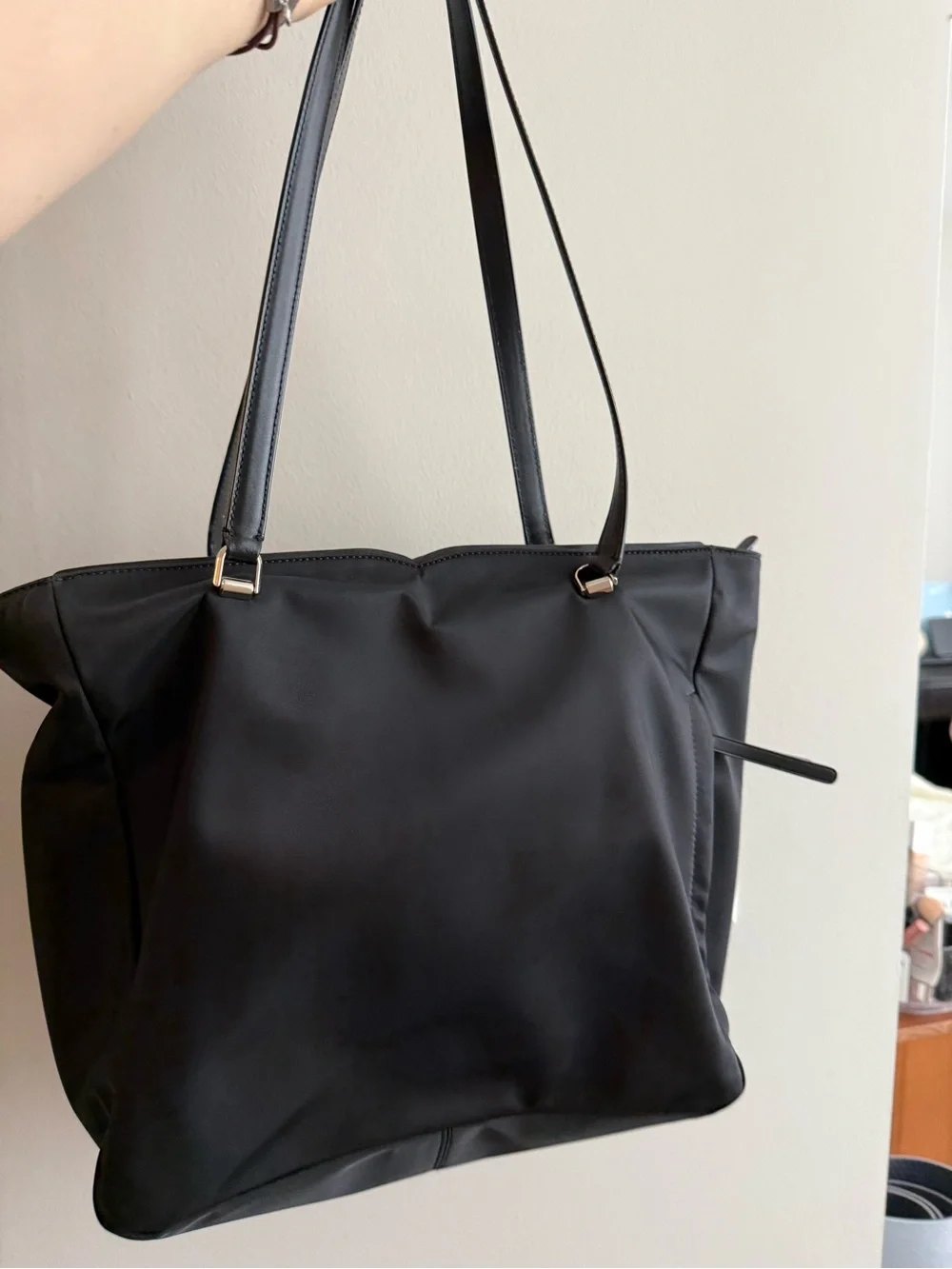 Kate Spade Black Nylon Tote Bag